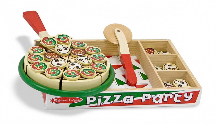 Melissa & deals doug wooden pizza