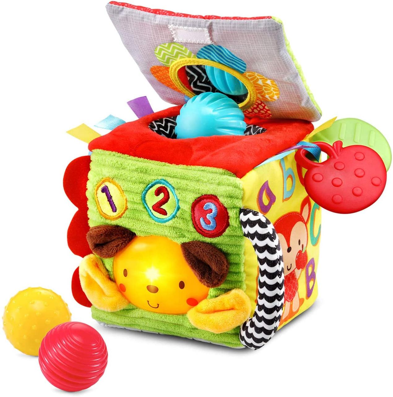 Розвиваюча іграшка м'який сенсорний Кубик від VTech
