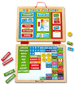 Навчальний магнітний денний календар від Melissa & Doug