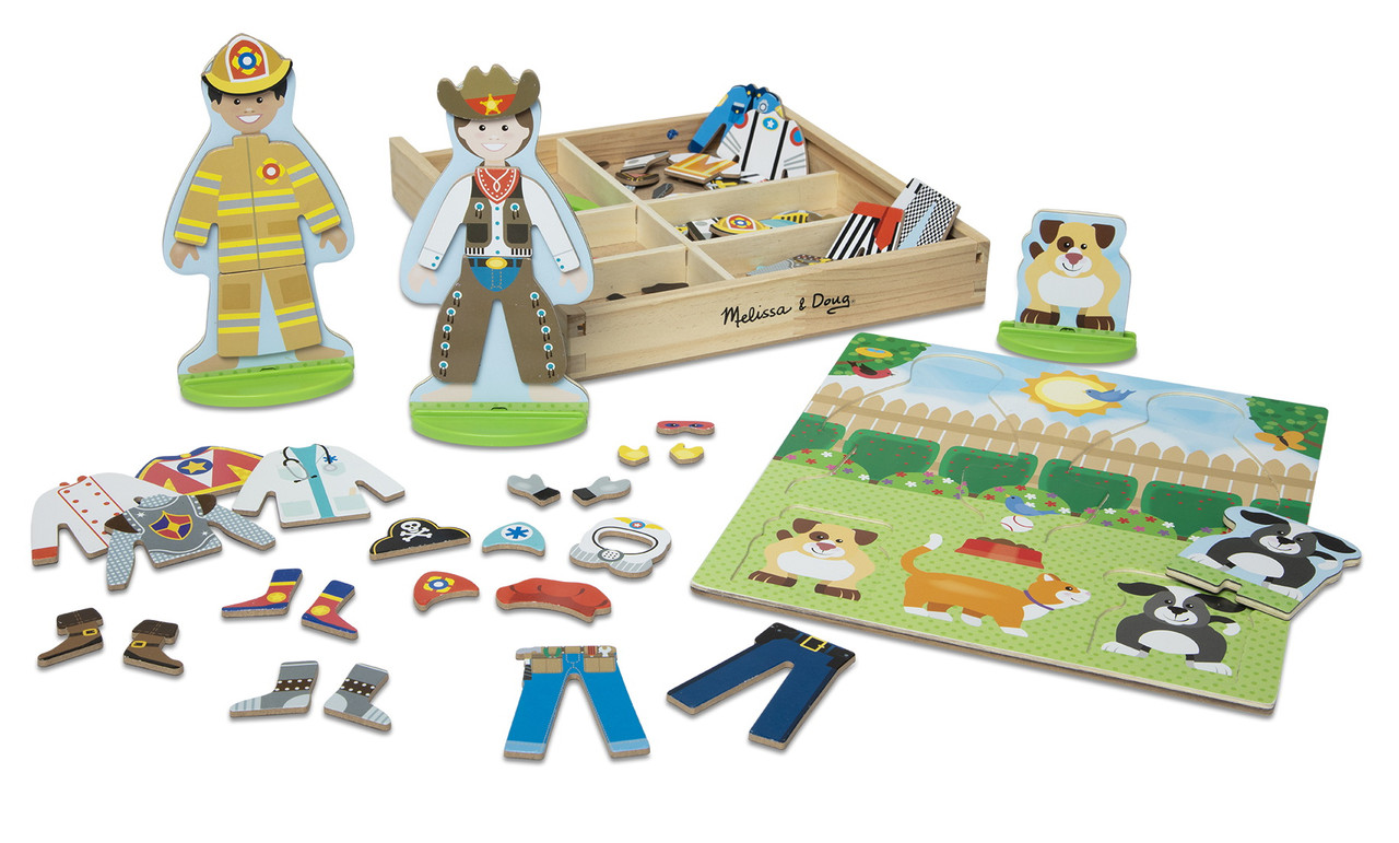 Розвиваючий магнітний набір Професії від Melissa & Doug