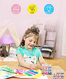 Набір для творчості Фарби та пензлики спонж (22 предмета) від Glokers, фото 5