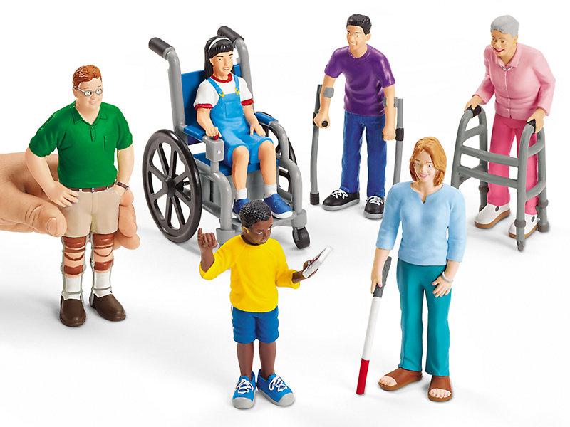 Розвиваючий набір Фігури з обмеженими можливостями (6 шт) від Lakeshore (101-115), фото 1