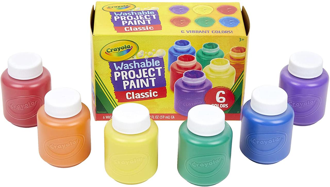 Набір для творчості пальчикові фарби що миються (6 шт) від Crayola