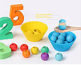 Розвиваючий набір сортер Цифри і шнурівка, фото 4