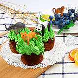 Набір для сортування та рахунку Дикі тварини (54 шт), фото 7