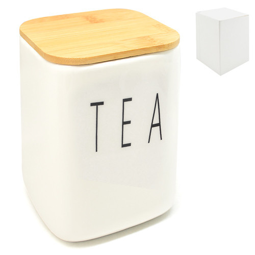 Банку для чаю Stenson Glossy square MC-4062-T 600 мл