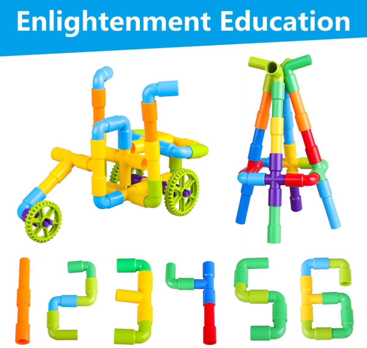 Купить Строительный STEM набор конструктор для детей с трубочками (176 ...