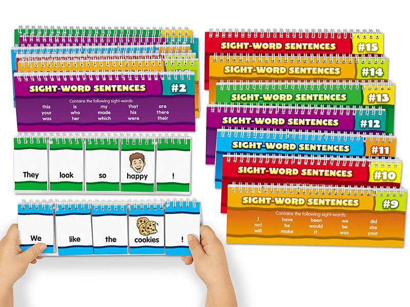 Навчальний набір Складаємо пропозиції (15 фліп блокнотів) від Lakeshore, фото 1