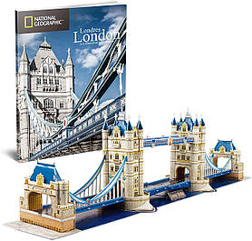 Розвиваючий 3D пазл Тауерський міст Лондон Англія (120 деталей) від NATIONAL GEOGRAPHIC