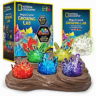 Научный детский STEM набор Выращиваем цветные кристаллы (6 шт) от NATIONAL GEOGRAPHIC