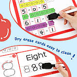 Математичний набір для рахунку і сортування Кольорові кубики (100 шт) від Gamenote, фото 6