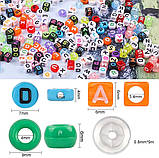 Набір для творчості Намистини з буквами (1500 шт) від Obetty, фото 7