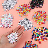 Набір для творчості Намистини з буквами (1500 шт) від Obetty, фото 5