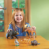 Розвиваючий набір великий фігурки Лісові тварини (5 шт) від Learning Resources, фото 4