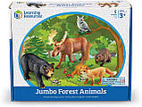 Розвиваючий набір великий фігурки Лісові тварини (5 шт) від Learning Resources, фото 5