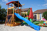 Дитячий дерев'яний ігровий комплекс Babyland-3 з гойдалками, фото 2