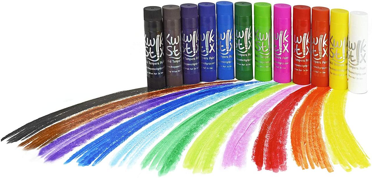 Набір для творчості Маркери Kwik Stix з темперного фарбою (12 шт) від The Pencil Grip