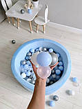 Дитячий сухий басейн велюровий з кульками, фото 2