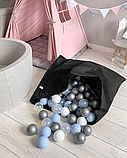Дитячий сухий басейн велюровий з кульками, фото 4