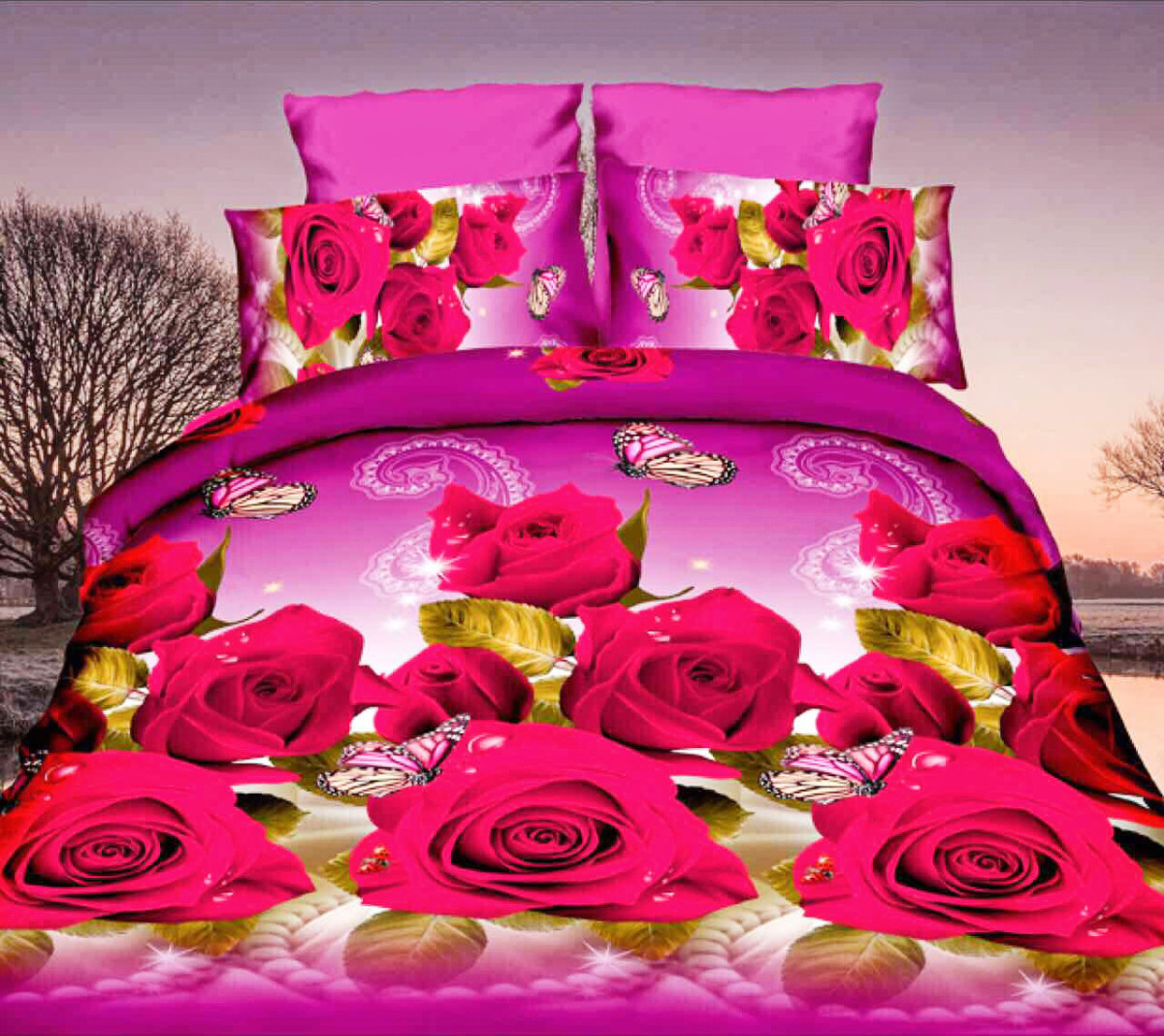 Комплект постельного белья от украинского производителя Polycotton Полуторный 90943 - фото 4 - id-p575110731