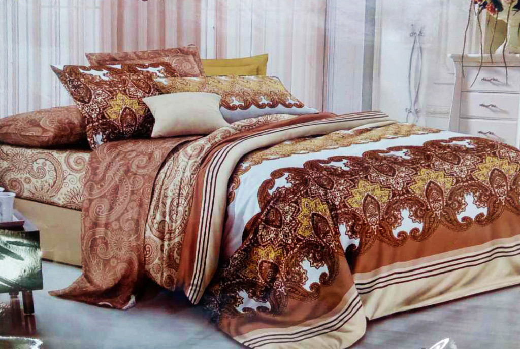 Комплект постельного белья от украинского производителя Polycotton Полуторный 90944 - фото 2 - id-p575110732