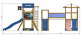 Дитячий ігровий майданчик SportBaby-11 з містком і сіткою, фото 4