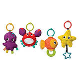 Розвиваючий ігровий килимок басейн Черепашка з кульками (40 шт) від Infantino, фото 3