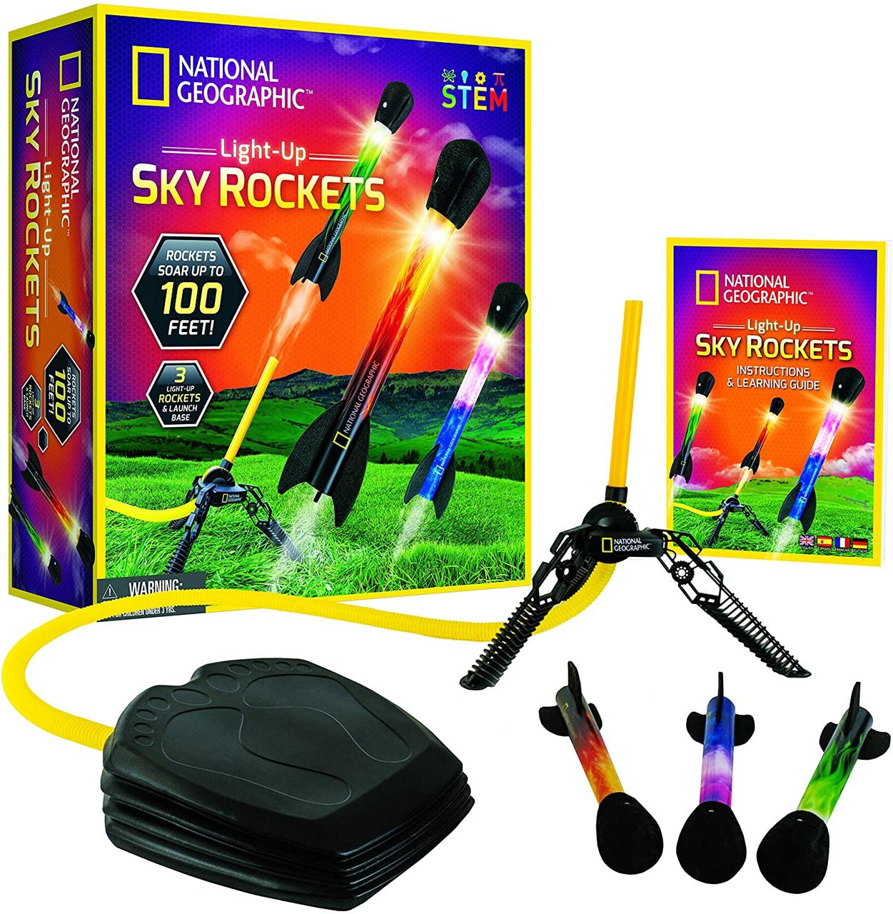 Науковий STEM набір Запуск ракети від NATIONAL GEOGRAPHIC, фото 1