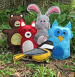 Набір для шиття Лісові тварини (5 шт) від Craftster's Sewing kits, фото 5