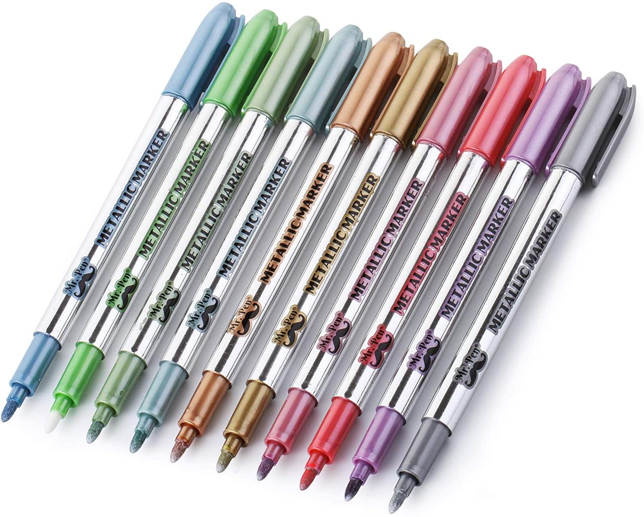 Набір для творчості Маркери металік (10 шт) від Mr. Pen, фото 1