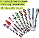 Набір для творчості Маркери металік (10 шт) від Mr. Pen, фото 3