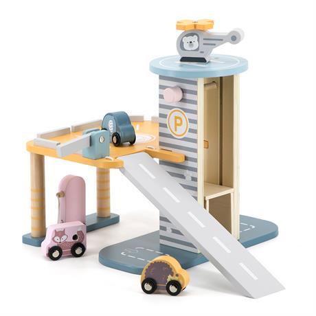 Розвиваючий набір Паркінг PolarB з машинками від Viga Toys