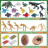 Адвент календар Динозаври скелети (24 фігурки) від JOYIN, фото 3