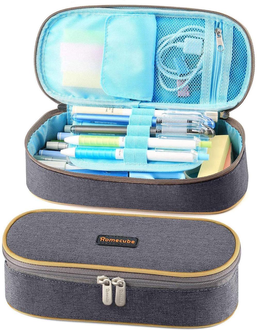 Великий тканевий пенал на блискавці від Homecube, фото 1