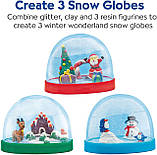 Набір для творчості Новорічні снігові кулі (3 шт) від Creativity for Kids, фото 2