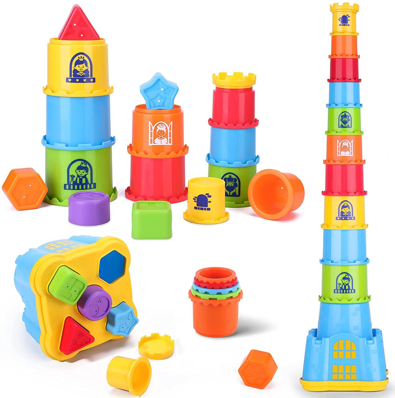 Розвиваючий набір для піску і води Формочки (18 шт) від Green Toys
