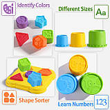 Розвиваючий набір для піску і води Формочки (18 шт) від Green Toys, фото 3