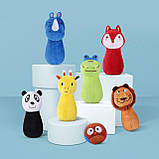 Розвиваючий тактильно сенсорний набір М'який боулінг, фото 9