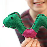 Творчий набір для шиття Тварини і птиці Джунглів, фото 5