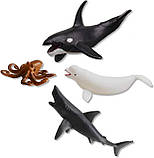 Розвиваючий набір міні фігурки Морські тварини (24 шт) від Toymany, фото 10