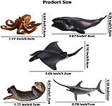 Розвиваючий набір міні фігурки Морські тварини (24 шт) від Toymany, фото 8