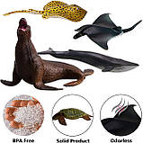 Розвиваючий набір міні фігурки Морські тварини (24 шт) від Toymany, фото 4