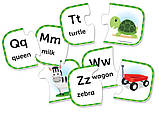 Розвиваючий набір пазл Алфавіт ABC (26 карт) від Learning Resources, фото 5