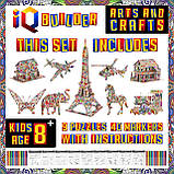 Розвиваючий конструктор 3D пазл розмальовка від IQ BUILDER, фото 6