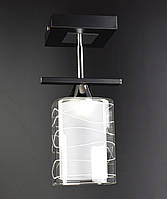 Люстра стельова на 1 лампочку 25081 Чорний 30х11х15 см. 3637975