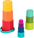 Розвиваючий набір сортер Райдужні відерця (10 шт) від Battat, фото 3