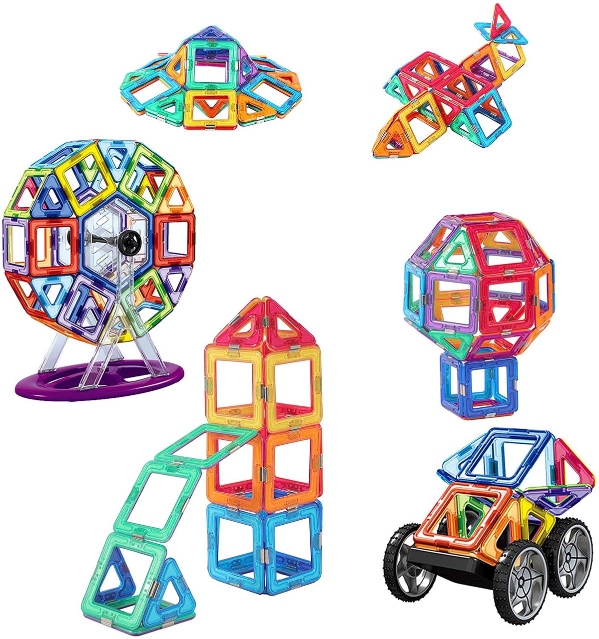 Будівельний STEM набір Магнітні блоки (120 шт) від DreambuilderToy