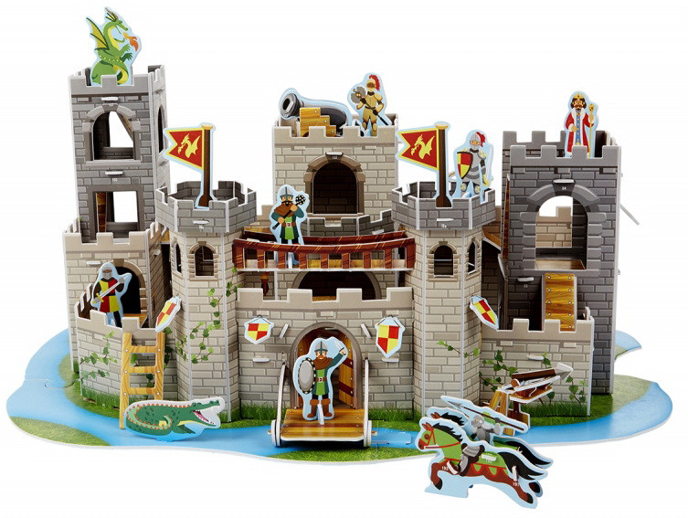 Розвиваючий 3D пазл Середньовічний замок від Melissa & Doug