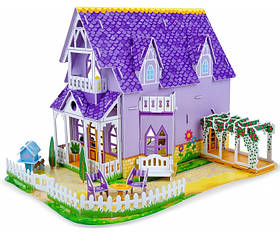 Розвиваючий 3D пазл Фіолетовий будиночок від Melissa & Doug