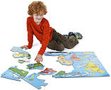 Розвиваючий великий пазл Карта світу (33 деталі) від Melissa & Doug, фото 3